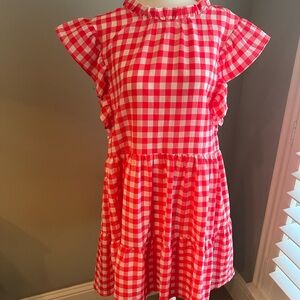 Pink Gingham Dress